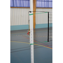 Poteaux de volley compétition en aluminium renforcé - Classe A et B