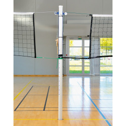 Poteau de volley central en acier entraînement - Classe C