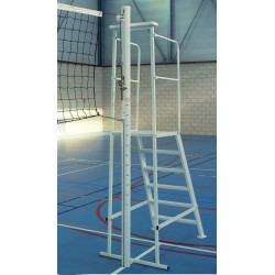 Podium d'arbitre de volley en aluminium