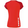 Débardeur ERIMA Zenari 3.0 Femme, couleur rouge, ruby et blanc, de dos
