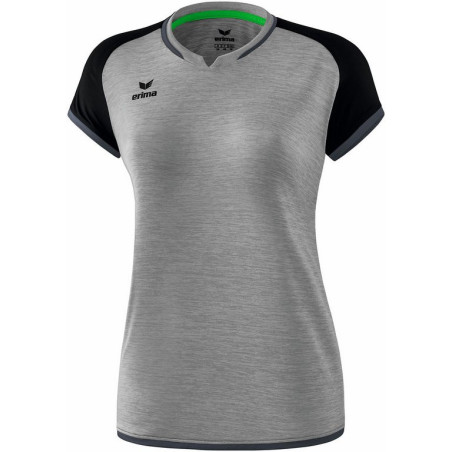 Débardeur ERIMA Zenari 3.0 Femme, couleur gris chiné, noir et gris foncé, de face
