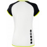 Débardeur ERIMA Zenari 3.0 Femme, couleur blanc, noir et citron pop, de dos