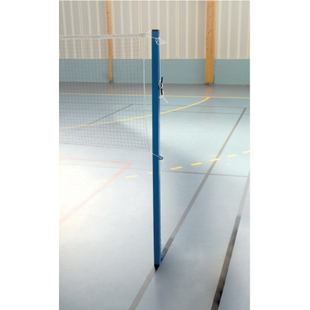 Paire de poteaux de badminton à sceller
