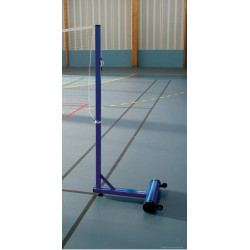 Paire de poteaux de badminton à lester