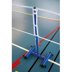 Poteau central de badminton à lester