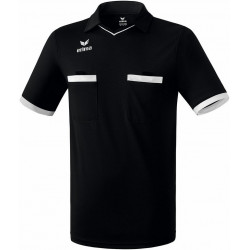 Maillot d'arbitre ERIMA Saragossa, couleur noir et blanc, de face
