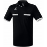 Maillot d'arbitre ERIMA Saragossa, couleur noir et blanc, de face