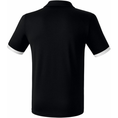 Maillot d'arbitre ERIMA Saragossa, couleur noir et blanc, de dos