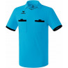 Maillot d'arbitre ERIMA Saragossa, couleur curaçao et noir, de face