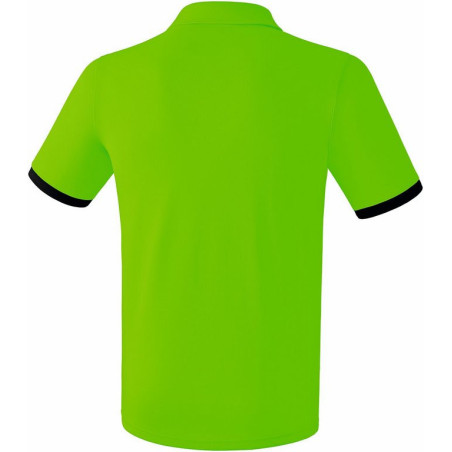 Maillot d'arbitre ERIMA Saragossa, couleur vert gecko et noir, de dos