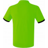 Maillot d'arbitre ERIMA Saragossa, couleur vert gecko et noir, de dos