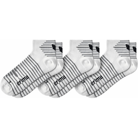 Lot de 3 paires de socquettes ERIMA, couleur blanc