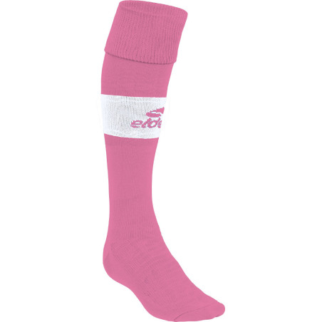 Chaussettes Eldera Fanion Rose Blanc