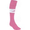 Chaussettes Eldera Fanion Rose Blanc