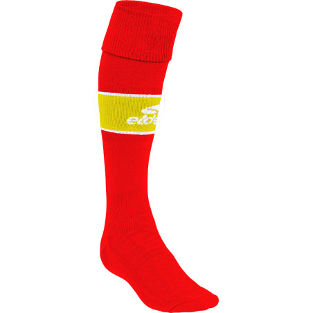 Chaussettes Eldera Fanion rouge jaune