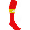 Chaussettes Eldera Fanion rouge jaune