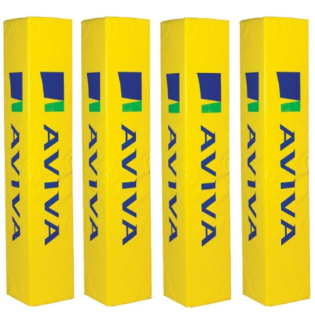 Protections poteaux de rugby personnalisables Elite - Le jeu de 4