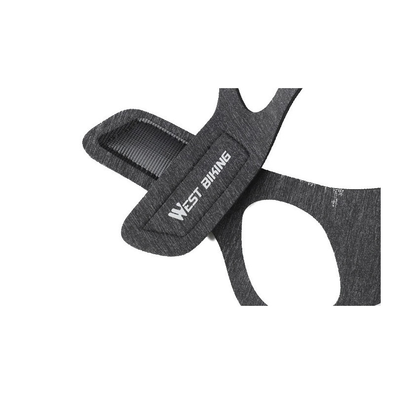 Mascherina Sportiva Antismog 2PZ Con Filtro - Protezione Viso Ciclismo, Colore Nero