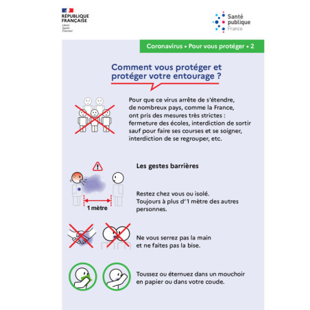 Panneau affichage alerte coronavirus : comment vous protéger et protéger votre entourage ?