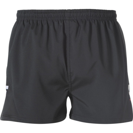 Short rugby Force XV Force Plus coloris noir vue de dos