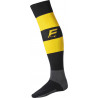 Chaussettes de rugby Force XV Rayées coloris noir/jaune