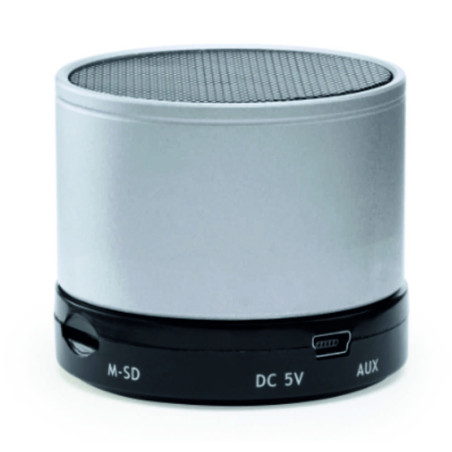 enceinte bluetooth garrix à personnaliser gris