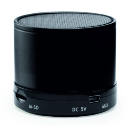 enceinte bluetooth garrix à personnaliser noir
