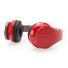 casque bluetooth rayel à personnaliser rouge