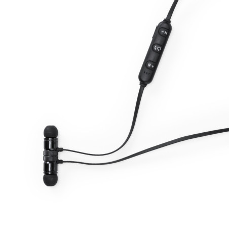 écouteurs bluetooth flume à personnaliser noirs