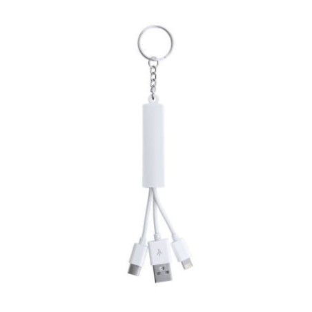 porte clés chargeur aries à personnaliser blanc
