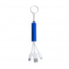 porte clés chargeur aries à personnaliser bleu roi