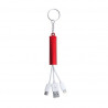 porte clés chargeur aries à personnaliser rouge