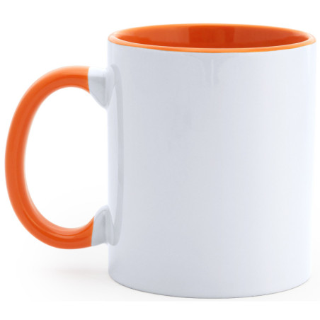 Mug Mango orange et blanc