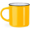 Mug Jack jaune et blanc, avec liseré noir