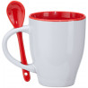 Mug Akebia rouge et sa petite cuillère