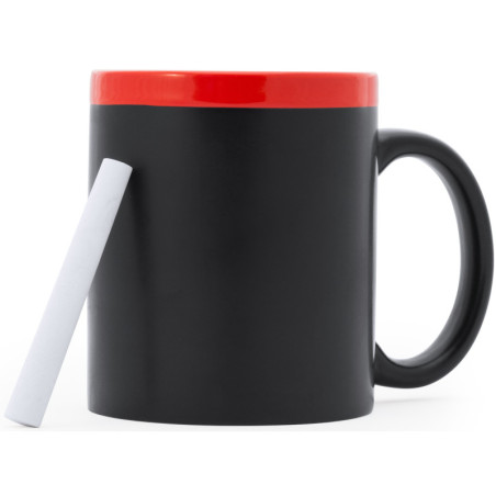 Mug Plata rouge et sa craie