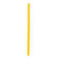 Paille réutilisable Finger jaune