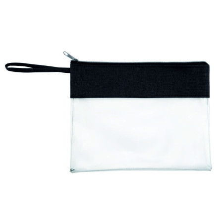 trousse de toilette grus à personnaliser noir