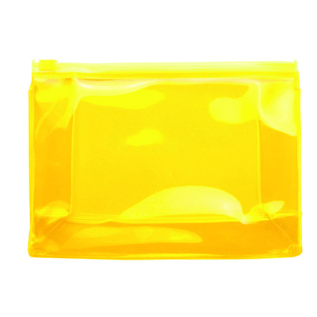 trousse de toilette caribu à personnaliser jaune