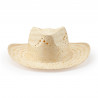 Chapeau de paille Halley de face