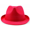 Chapeau coloré Dusk rouge