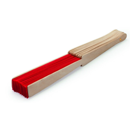 Eventail Calesa rouge, plié