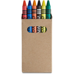 Set de 6 crayons gras Boreal