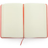 Bloc-note Coral rouge ouvert