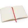 Bloc-note Estela rouge ouvert