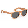 Lunettes de soleil Dax bambou de profil et branches dépliés