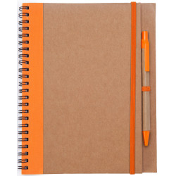 Carnet de note Alani orange fermé