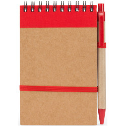 Carnet de note Lien rouge fermé