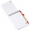 Carnet de note Lien rouge ouvert