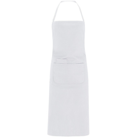 Tablier long Ducasse blanc